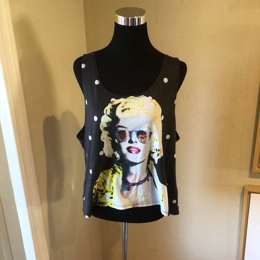 Marilyn Monroe Tank Top Crop Top
